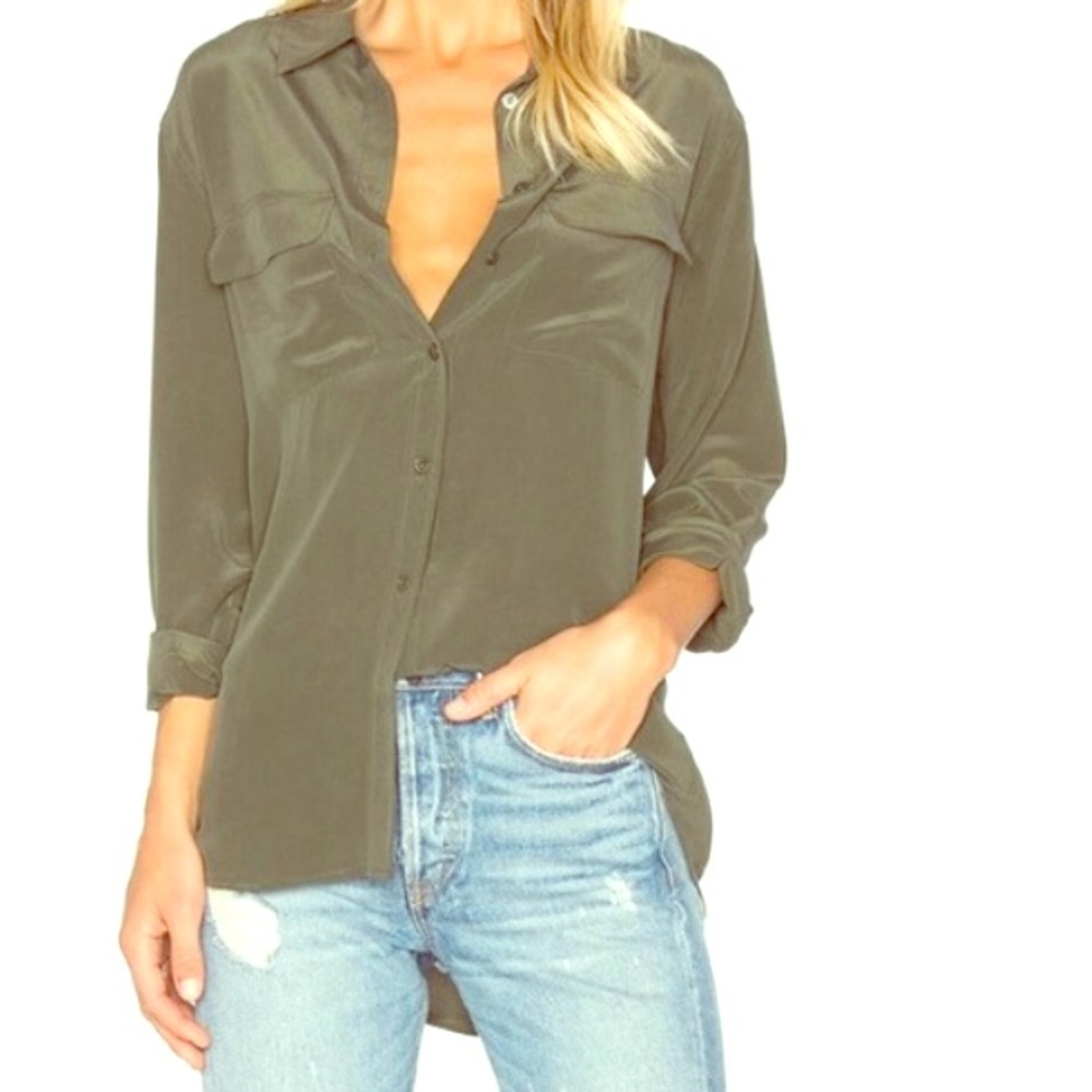 Equipment Silk Blouse